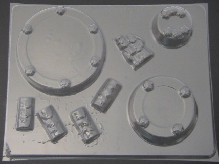 1007 Wedding Cake 3 Tier Stack Chocolate Candy Mold